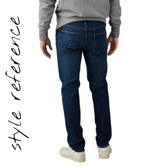 American Eagle Airflex + Slim Straight Crop Jeans Men's Size 28x30 Stretch - Picture 8 of 9